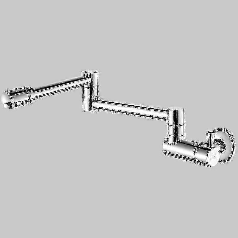 Wall mounted folding swivel for kitchen sink