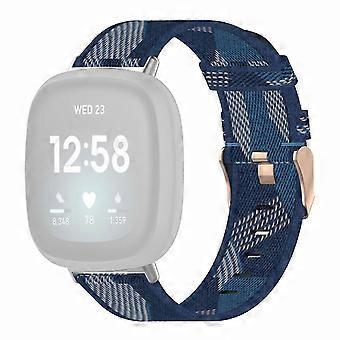 Correa de nailon con hebilla para reloj inteligente Fitbit Versa 4/Sense 2 (repuesto).