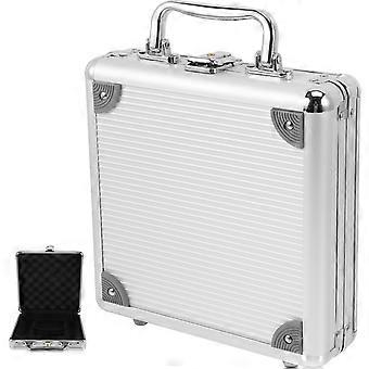 Poker Chip Case Alloy Storage Case for Carrying with Large Capacity