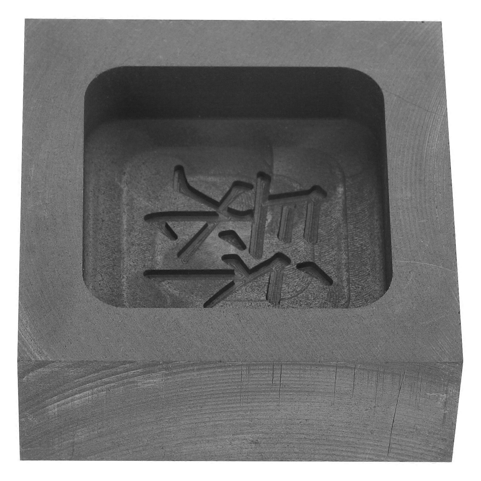 Graphite Casting Mold Triangle Shape for Refining Metal 3Pcs Set