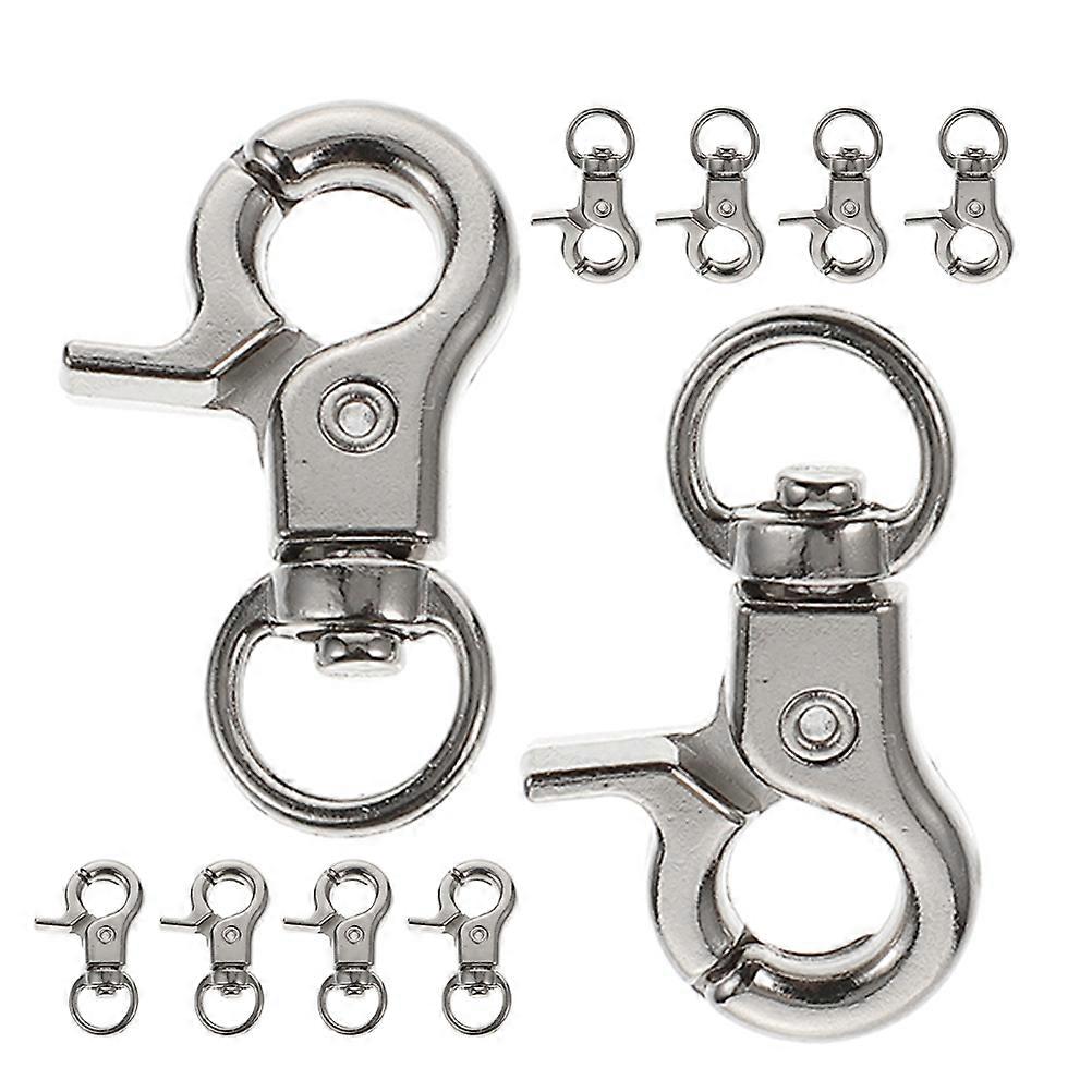 10pcs Trigger Snap Hook Trigger Clasp Swivel Snap Hooks Replacement Bag Hook Lanyard Clips