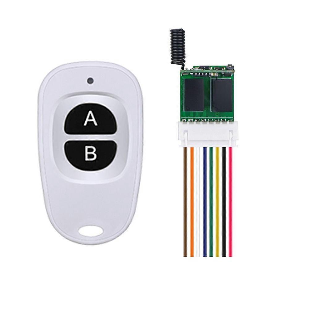 2CH LED Lights RC Remote Switch DC3.7V-12V Access Control Remote Control Switch Mini Wireless Switch Relay 433Mhz
