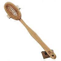 Bamboo back bath brush 1 unit