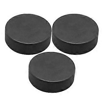 3Pcs Practical Ice Hockey Lightweight Ice Puck Ice Hockey Training Puck PU Ice Hockey Puck Prop