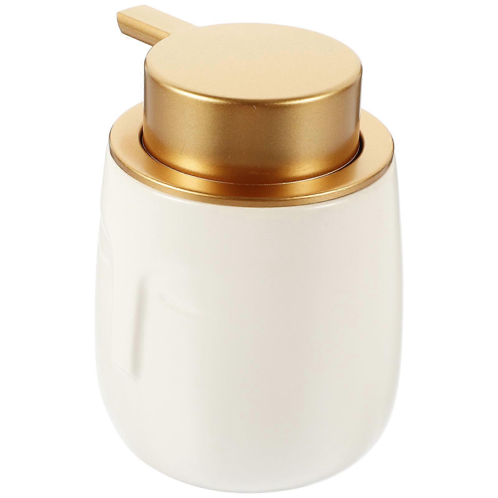 Push Type Shampoo Dispenser Empty Refillable Bath Cream Container Bathroom Supply