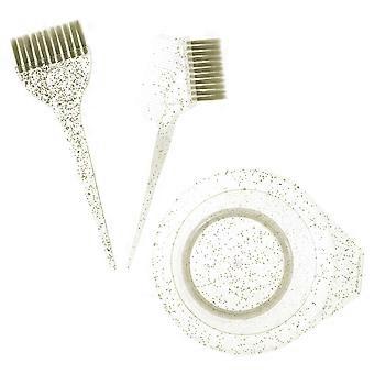 Hair Dye Brush and Bowl Set for Hair Coloring 1Set Salon Tool