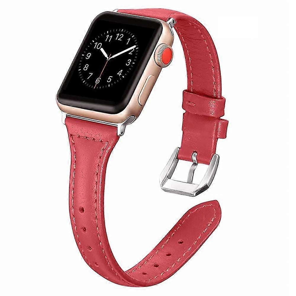 Compatible With Iwatch Bracelet, Slim Leather Replacement Strap