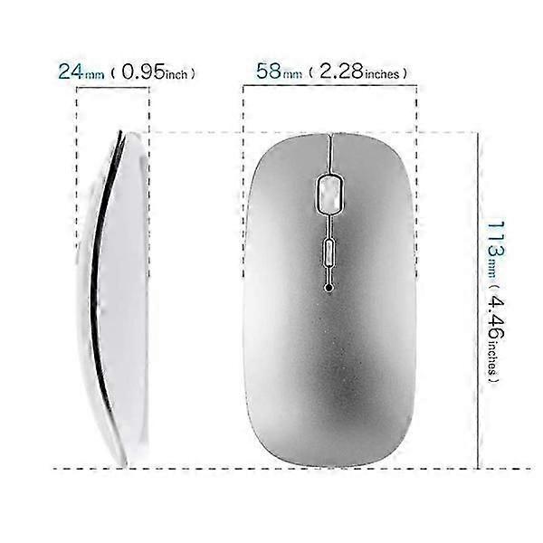Bluetooth Mouse for Mac, Wireless Mouse for MacBook Air/ Pro, A