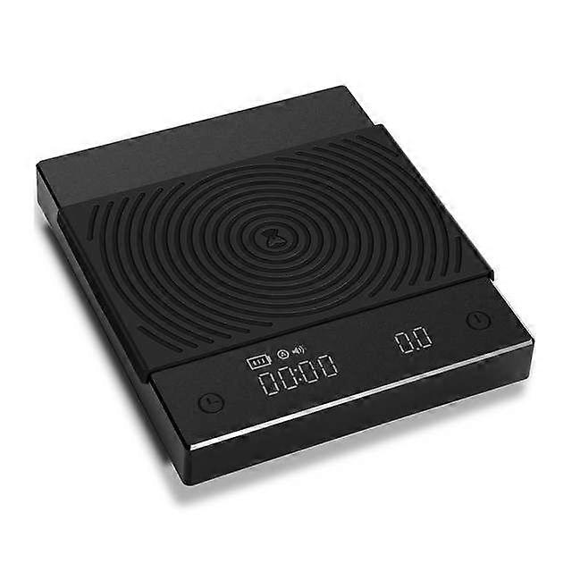 Basic Plus Black Mirror Pour Over Coffee and Espresso Scale Basic+ Electronic Scale Auto Timer Kitchen scale 0.1g / 2kg