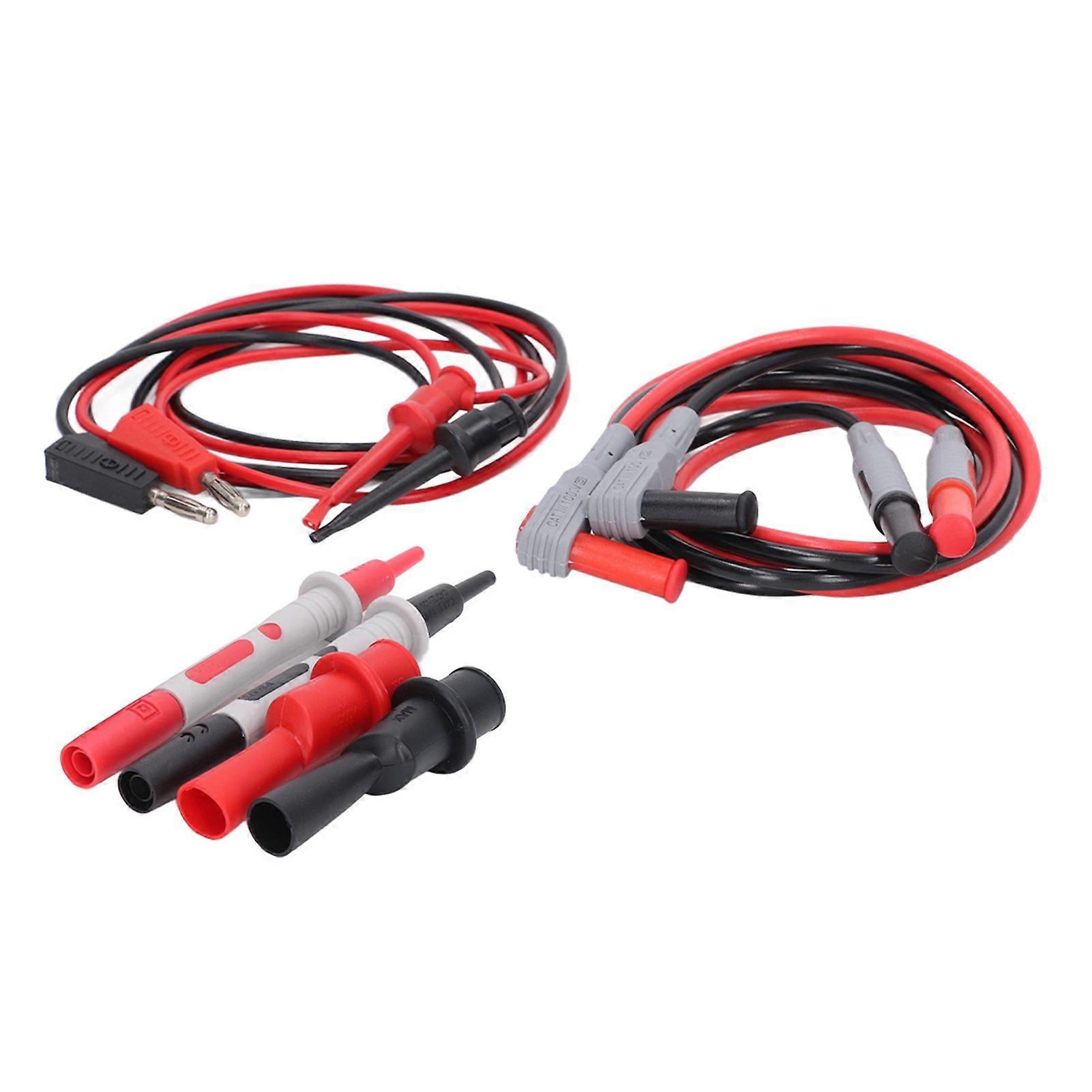 Multimeter Test Kit Testing Hook Crocodile Clip Probe Lead Accessory Set compatible Vehicle