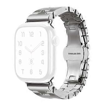 Replacement Strap For Apple Watch Series 10 Ultra 9 8 7 SE 6 5 4 3 2 1 46mm 49mm 45mm 44mm 42mm H Type Metal Watch Band