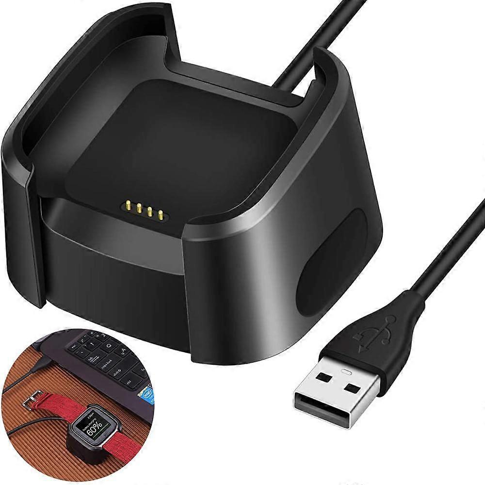 Charging Cable Compatible with Versa Lite Charger, Replacement USB Adapter Cable compatible with Fitbit Versa Smartwatch