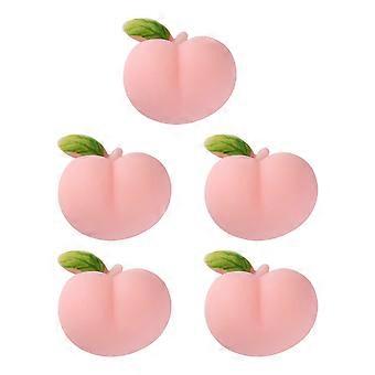 KAESI 5/10/20 Unidades Brinquedo Anti-Stress Rosa em Formato de Bumbum, Mini Brinquedo Sensorial de Crescimento Lento, Almofada Anti-Colisão, Bola Macia para Relaxamento e Estresse