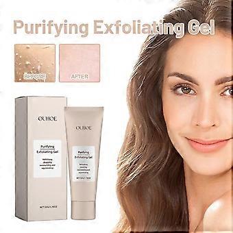 Tiefenreinigendes Reinigungs-Peeling-Gel, Bambus-Aktivkohle-Schwarzkopf-Gesichtspeeling Körper-Peeling-Gel