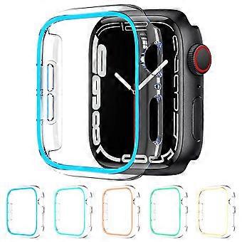 XDfind Transparent Luminous Half Coverage Hollow PC Watch Case