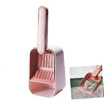 Durable Cat Litter Scoop with Detachable Dustpan & Comfort Grip