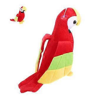 Plush Parrot Toy Stuffed Animal Cute Red Parrot Doll for Kids