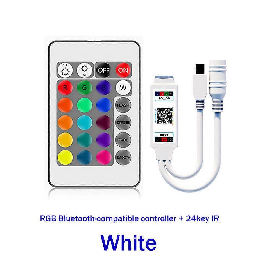 RGB LED Strip Controller Bluetooth App Control Music Sync Timer for 5050 12V/24V