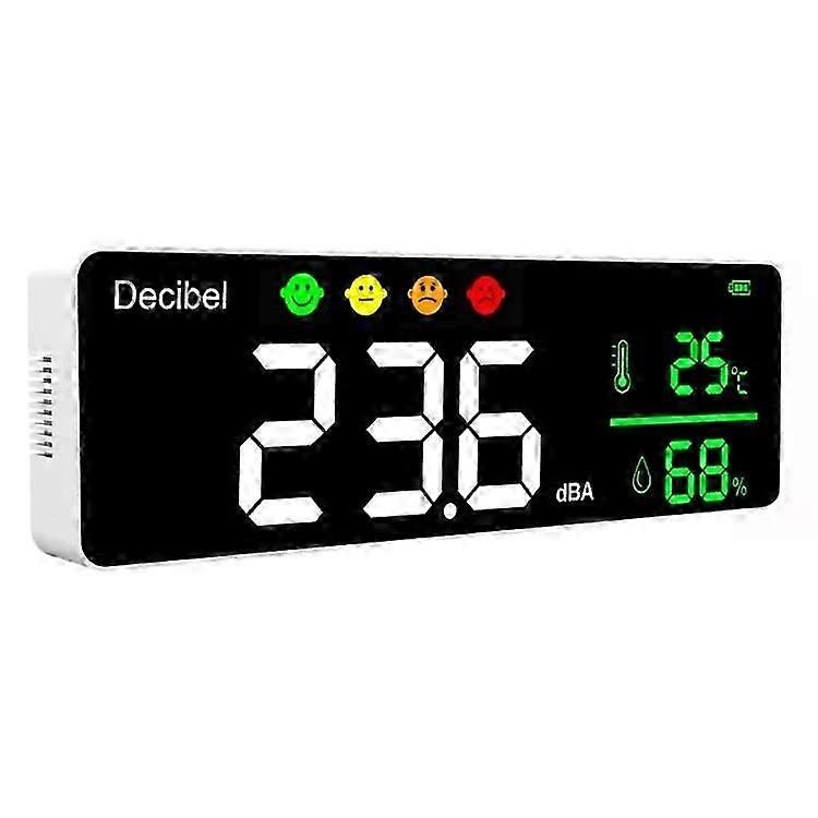 Decibel Meter with Temperature & Humidity Detector-Wall-Mounted