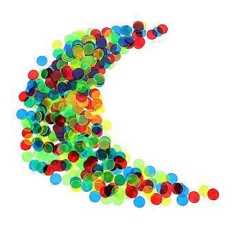 500 stuks 15mm tellen bingo chips bingo spel kaarten plastic bingo markers voor carnaval bingo games (willekeurige kleur)