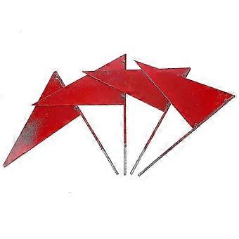 Iron Stick Flag Soccer Corner Flags Set Ideal compatible with Athletes Coaches Schools 4Pcs hwy DP
