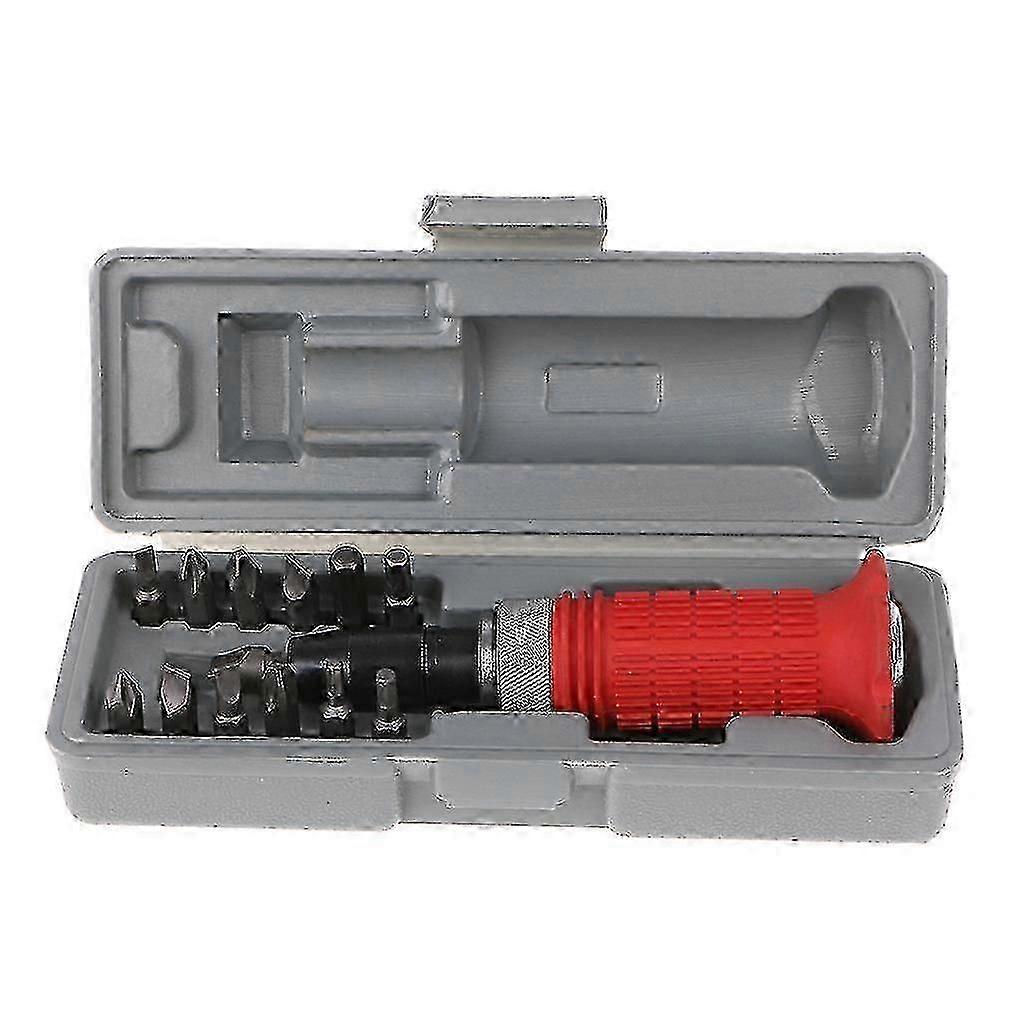 14pcs Multi-purpose Heavy Duty Impact Screwdriver Kit Chisel Bits Tools