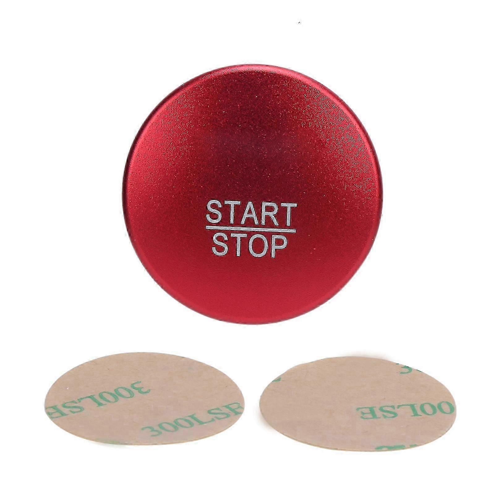Red Ring Engine Start Stop Button Cover Compatible with Mercedes-Benz AMG GLC GLA Class C200L