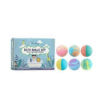 Wiieey Children's Bath Ball, Children's Bath Moisturizing Bubble Fragrance, Plant And Floral Scent Cleansing Skin