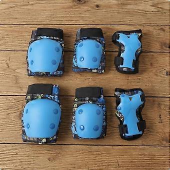 6 Pieces Shock-Absorbing Pad Set | Molded Hard Outer covers, Elbow Set, for