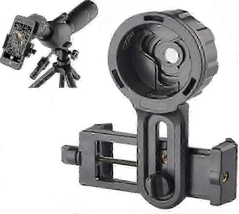 Image Capture Adapter, Universal Cell Phone Adapter for Spotting Scope, Telescope, Binocular, Monocular, Quick Alignment & Automatic
