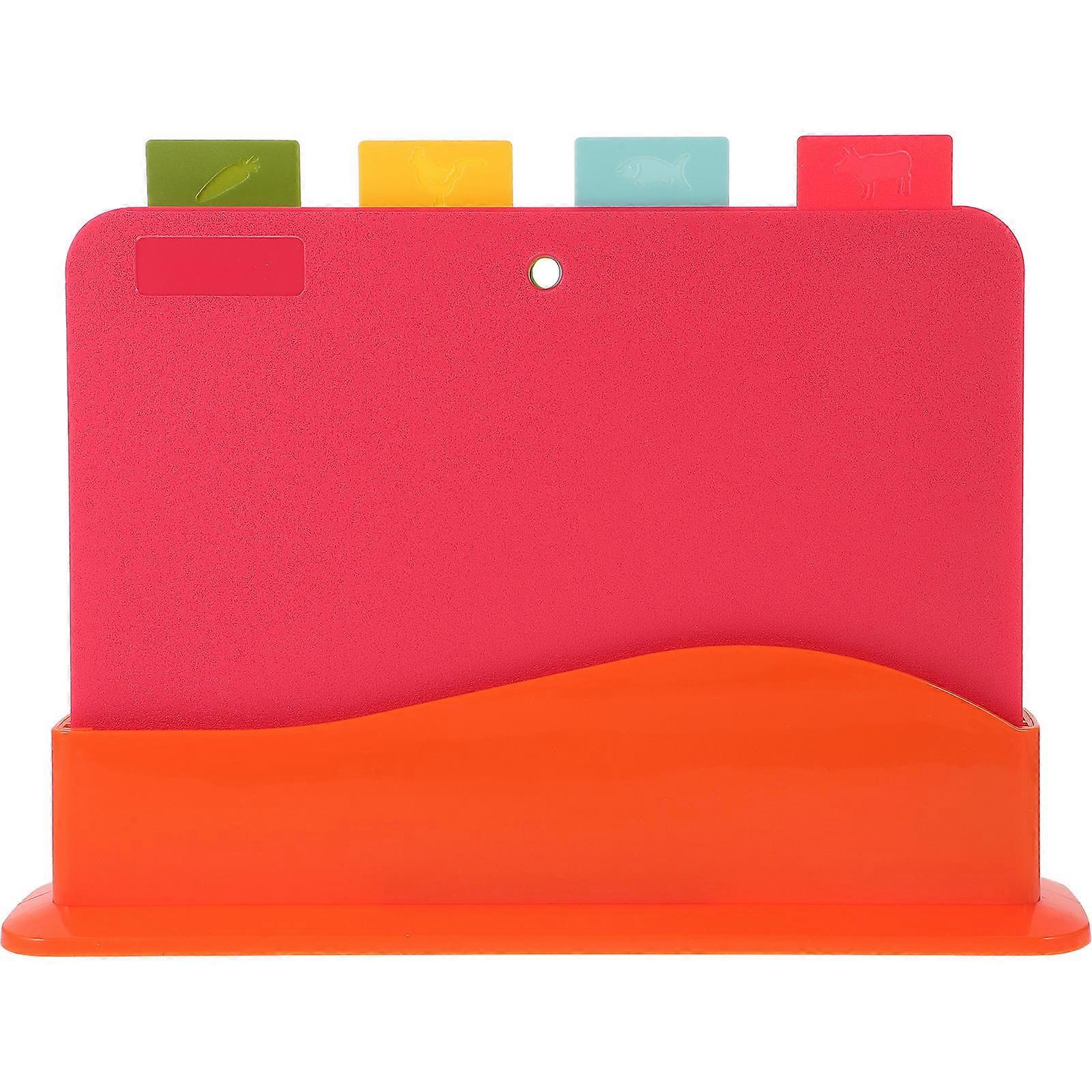 Multifunctional Plastic Cutting Board for Kitchen Use 4Pcs Chopping Set