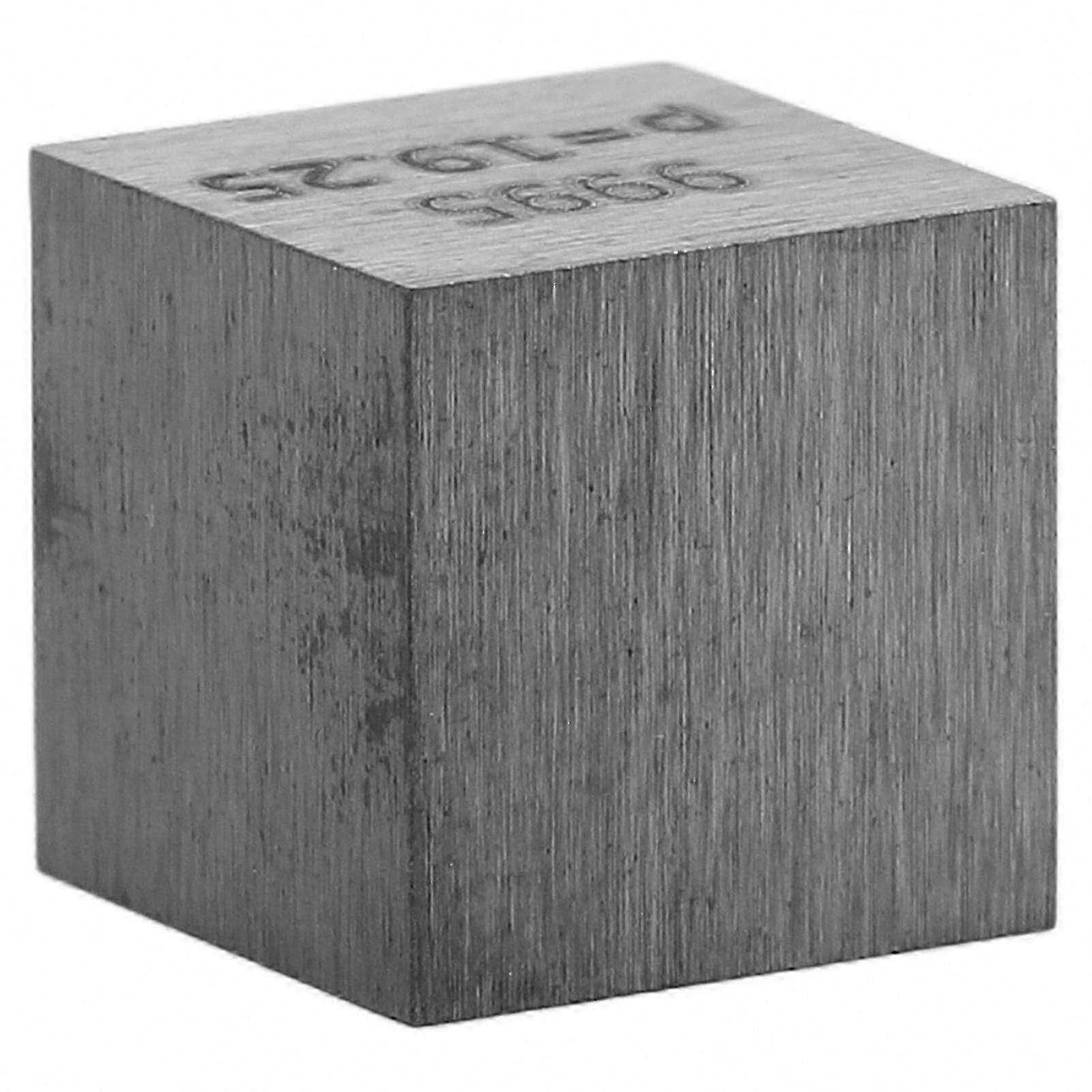 Tungsten Element Cube 1cm Silver Compatible with Science Classroom Lab Educational Display