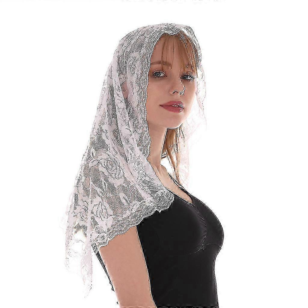 Traditional Scalloped Catholic Veil