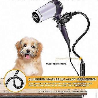 Soporte ajustable de acero inoxidable para secador de pelo