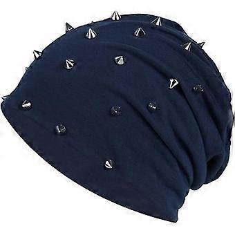 Sombrero De Sol Hombres Mujeres Estrella Cool Crochet Verano Tejido Surf Slouchy Caps Sombrero Sombrero Pequeño, Azul Marino