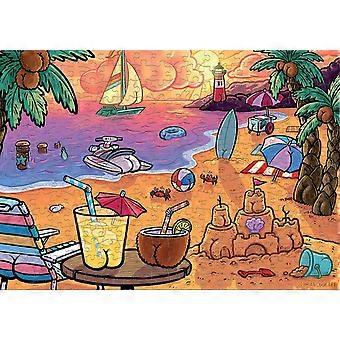 Sunny Day Buns Beach Jigsaw Puzzle for Adults GYU095