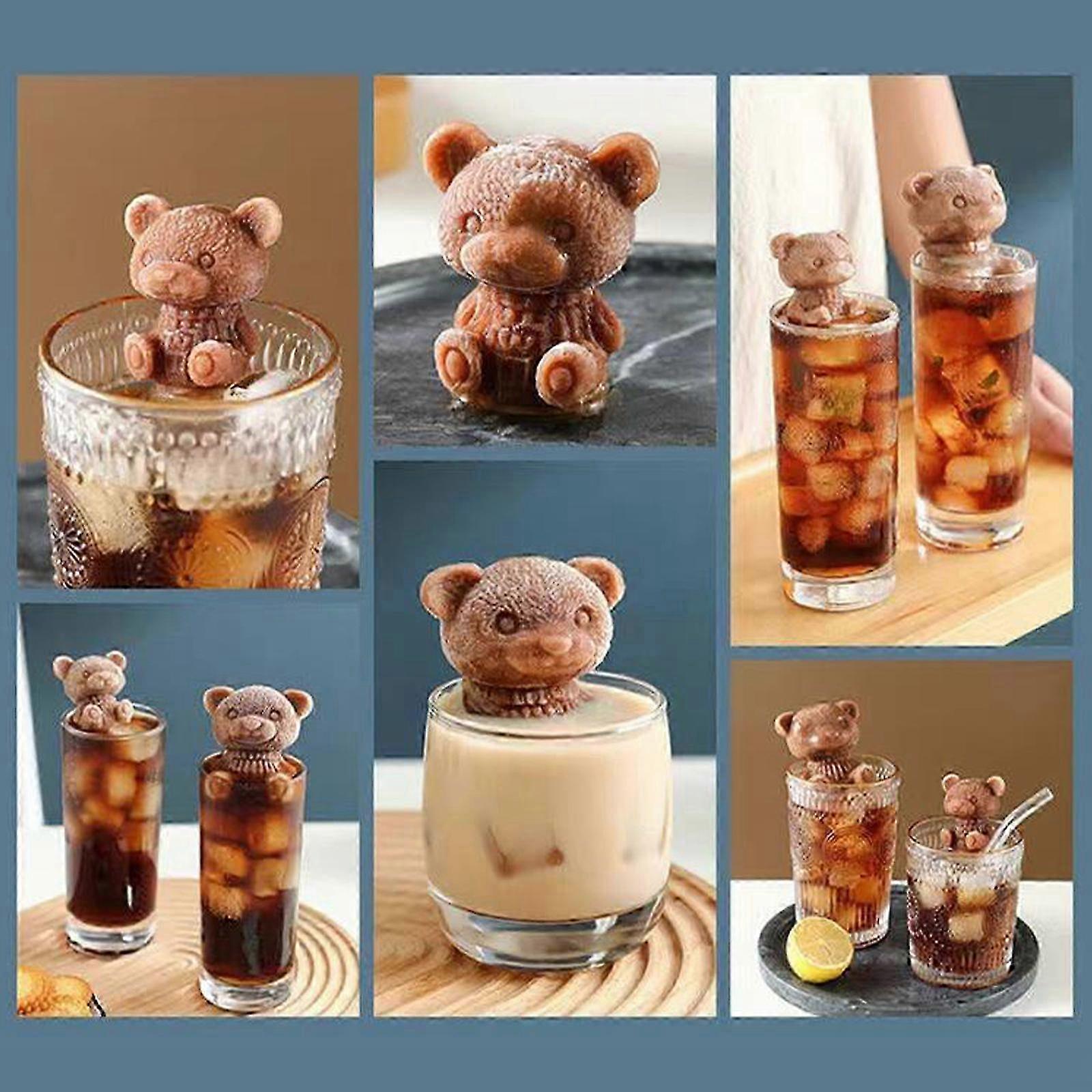 Slow-Melt Bear Ice Cube Mold
