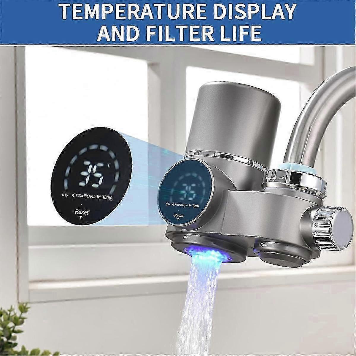 Smart LED Faucet Water Filter