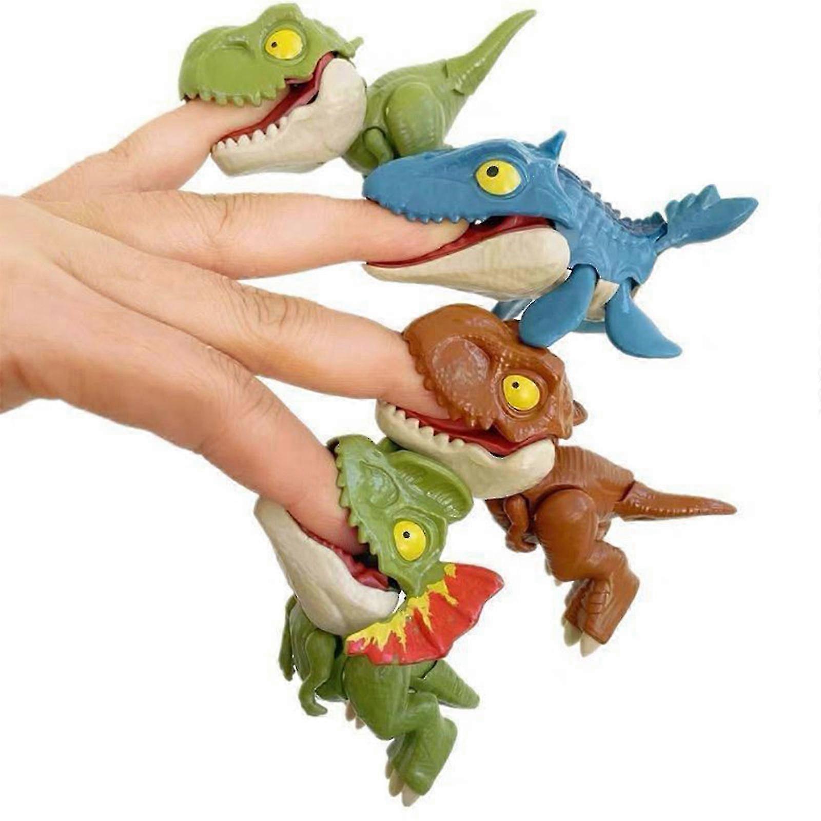 Flexible Biting Dinosaur Finger Toy