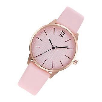 Quartz Analog Women Watch Fashion Quartz Watch Casual Style Round Shape Glass and Stainless Steel 1Set