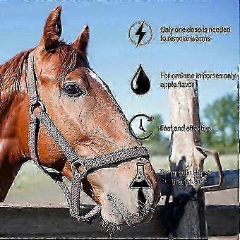 Horse Deworming Cream, Apple Flavored, Mild Formula, Non-irritating, Deworming and Balance Regulating for Horses_OpLa1