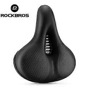ROCKBROS Bicycle Saddle Shock Absorbing Racing Breatheable Hollow Cushion Seat Rainproof Foam Cycling Bike
