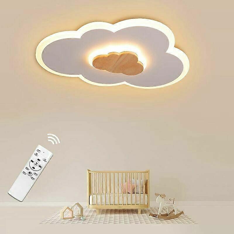 Dimmable Cloud-Shaped LED Ceiling Light, Eye-Protection Mode, Stepless Dimming