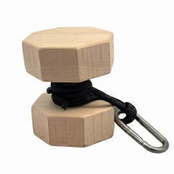 Wooden Wrist Beech Wood Forearm Training Tool Faceted Blocks Grip Strength