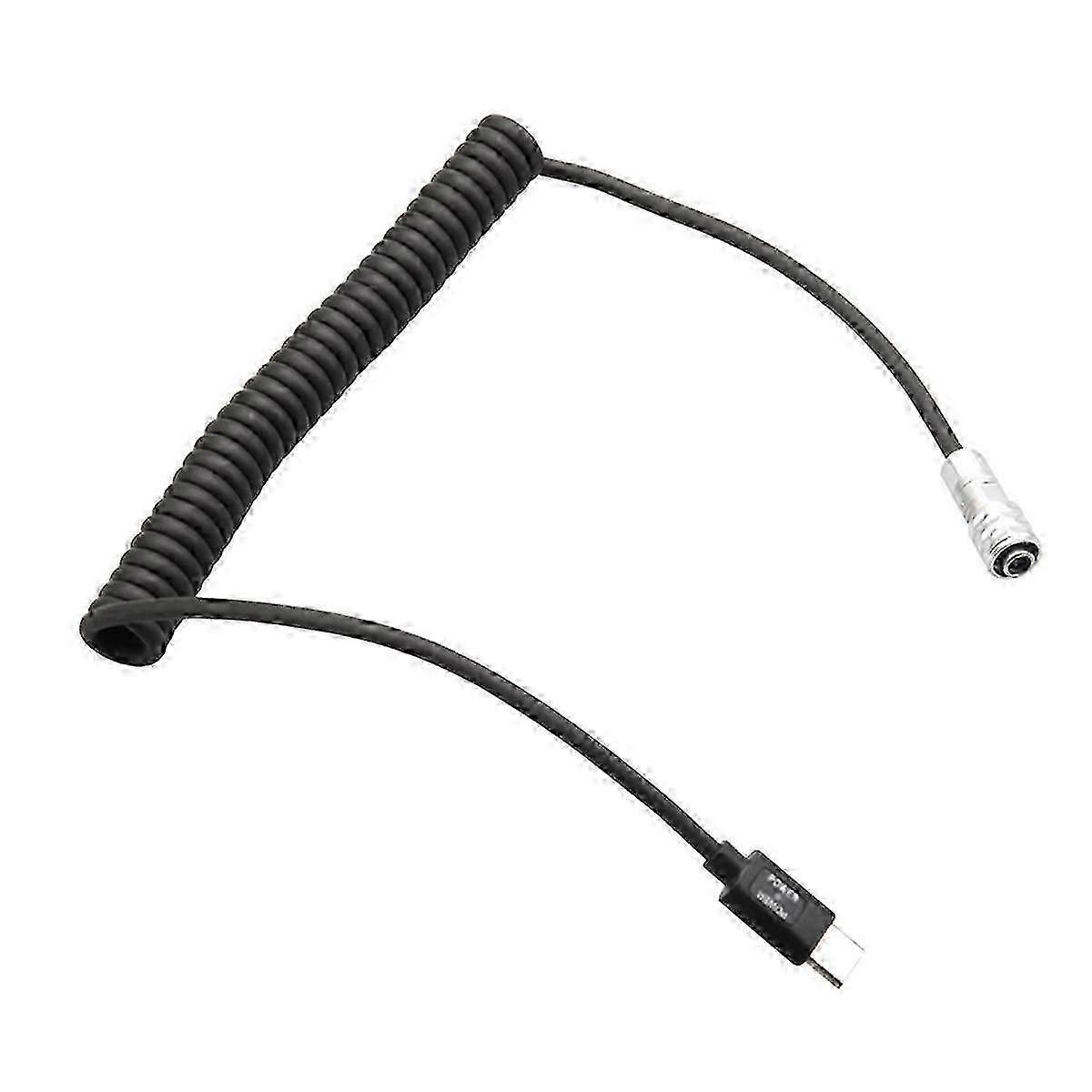 2-Pin to USB-C Spring Cable BMPCC 4K 6K