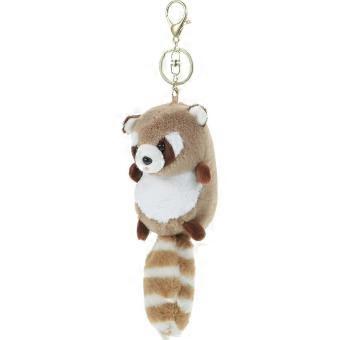 Decorative Keychain Bag Pendant Phone Hanging Keychain Stuffed Raccoon Keyring-bj