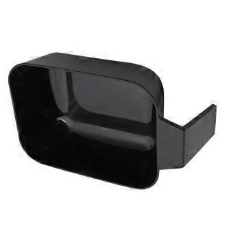 Hair Dye Mixing Bowl with Ergonomic Handle Grip, Reusable Plastic Tint Bowl for Salon and Home Use, Easy to Clean Black