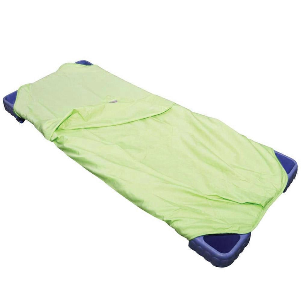 Silly Billyz Premium Quality Polycotton Stacker Bed Combo 132x65cm (Lime)