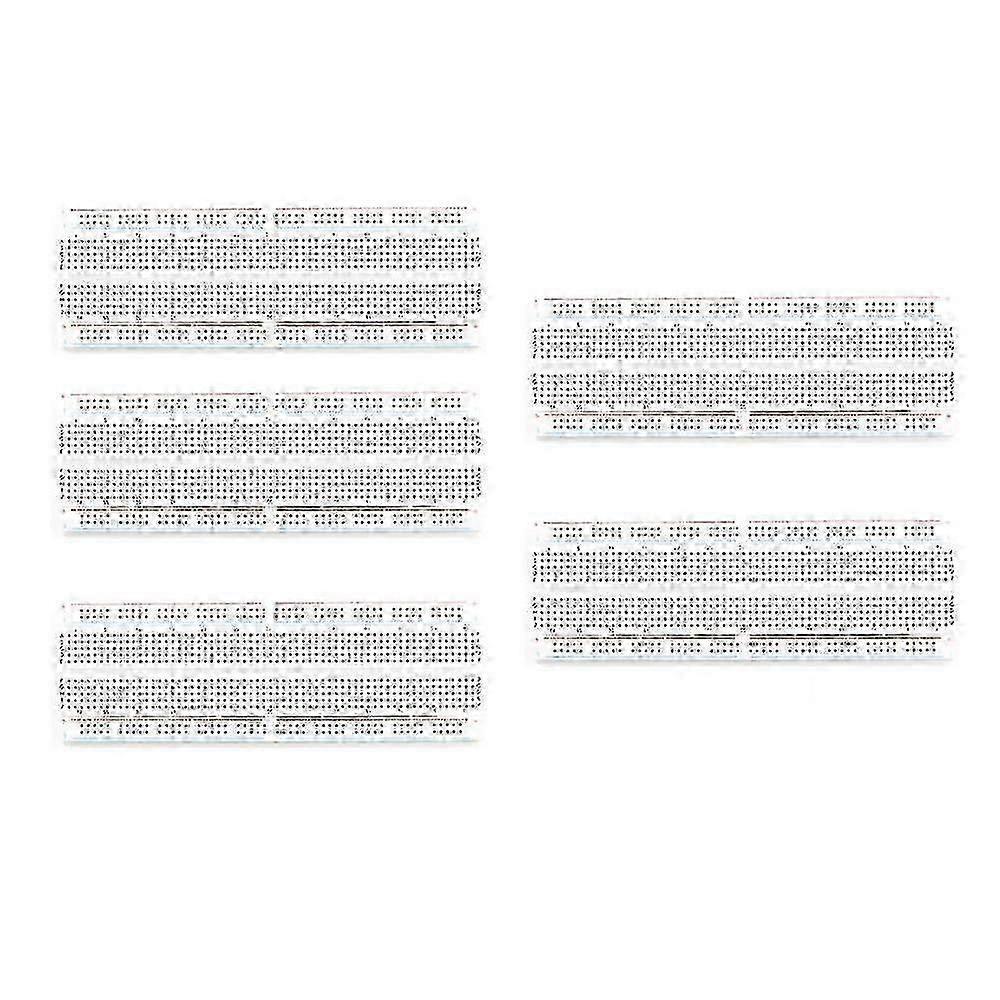 5pcs 830 Point Solderless Breadboard Prototyping Breadboard