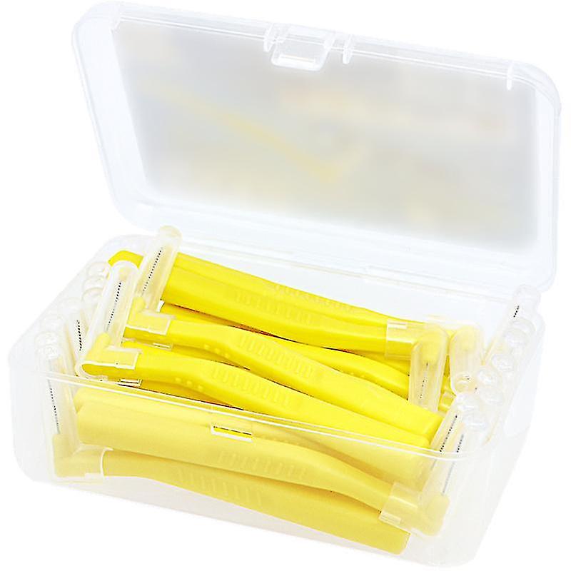 L Forme Brosse interdentaire Brosse à dents orthodontique Kit Hygiène buccale Dentaire Flosser Outil de nettoyage